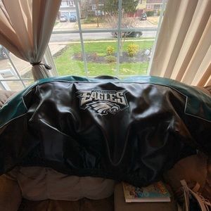 XXL EAGLES pleather coat